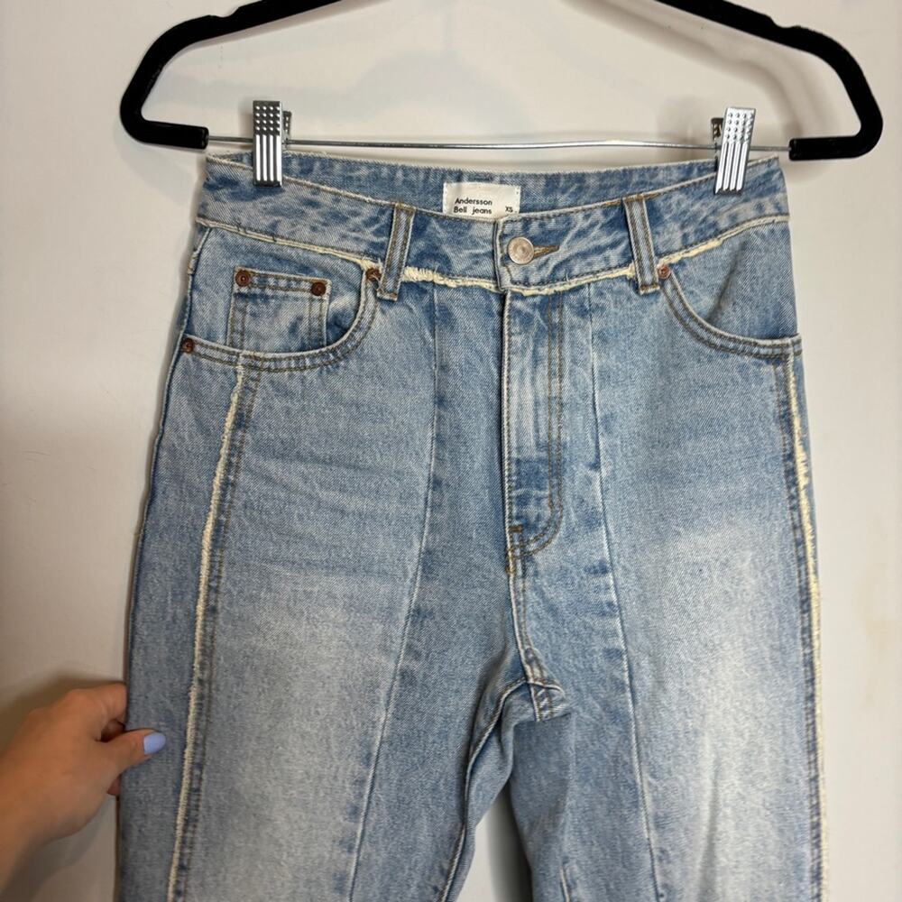 Andersson Bell Split Hem Flare Jeans - image 2